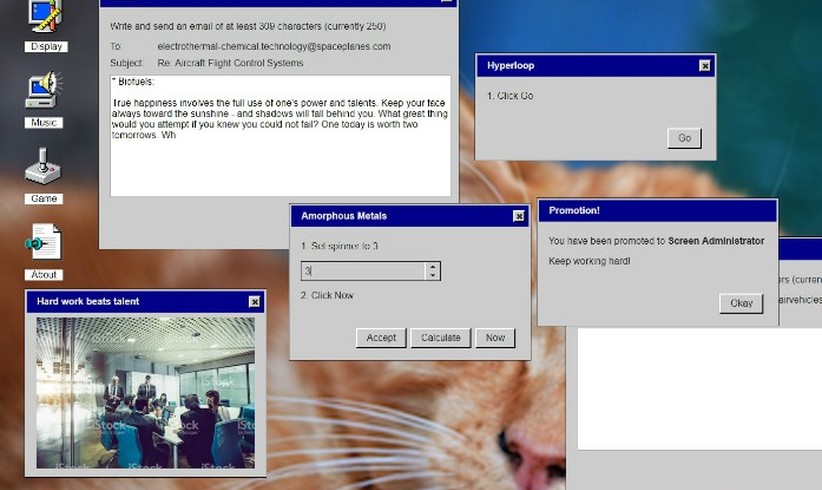 „It is as if you were doing work“